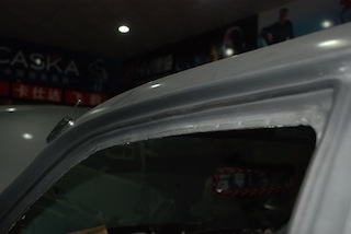 汽车密封条安装效果