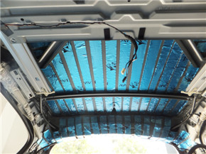 宝马118i顶棚隔音减震胶