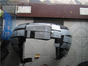 奥迪A4L轮弧衬板隔音减震胶