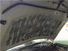 道奇酷威引擎盖隔音改装