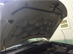 道奇酷威引擎盖隔音改装