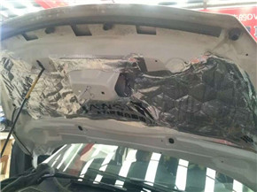 道奇酷威引擎盖隔音改装