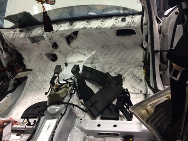 奥迪汽车防火墙隔音